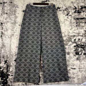 Rara Avis By Iris Apfel Pants Womens Size 12 Wide Leg Geometric Bohemian Pull On